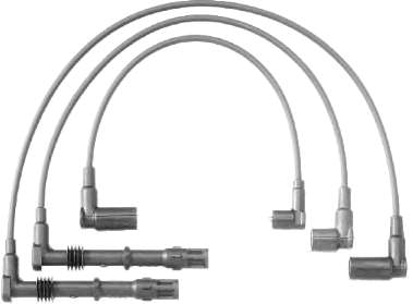 053905431 VAG Fios de alta voltagem, kit