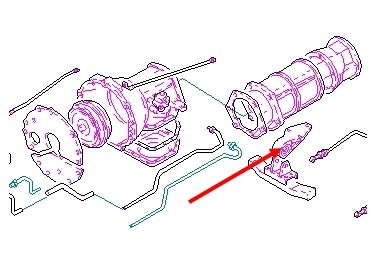 52058994 Chrysler Coxim de transmissão (suporte da caixa de mudança)
