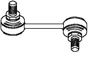 Montante de estabilizador dianteiro Honda Civic 6 EJ6, EJ8