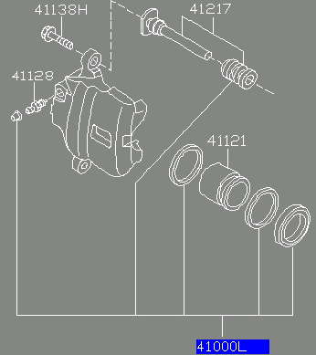 Compre 53989 ABS Kit de reparação de suporte do freio dianteiro