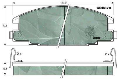 Sapatas do freio dianteiras de disco para Opel Frontera 5MWL4