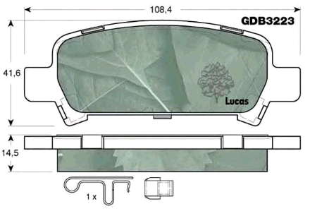 Sapatas do freio traseiras de disco Subaru 26696FC002 preço, a partir de 24,81 USD