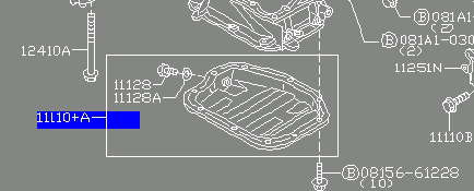 111106N211 Nissan/Infiniti Panela de óleo de cárter do motor, parte inferior