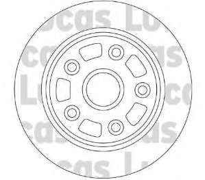 G31126251A Mazda Disco do freio traseiro
