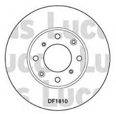 Compre DF1810 TRW Disco do freio dianteiro
