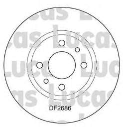 46423415 Fiat/Alfa/Lancia Disco do freio dianteiro