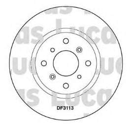 45251SS0A00 Honda Disco do freio dianteiro