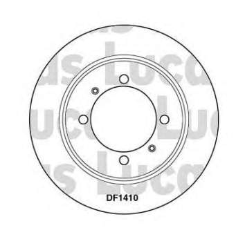 MB500556 Mitsubishi Disco do freio traseiro