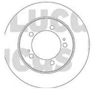 MB587433 Mitsubishi Disco do freio traseiro