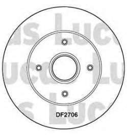 7700780078 Renault (RVI) Disco do freio traseiro