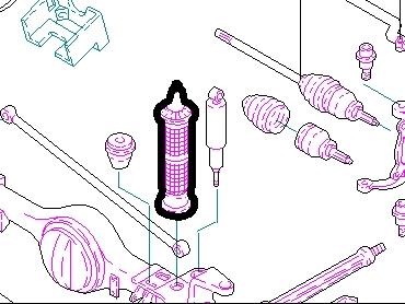 Coxim pneumático (suspensão de lâminas pneumática) do eixo dianteiro Amity AP 28AS0515 preço, a partir de 174,65 USD
