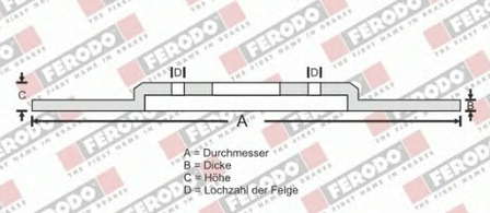 Compre 8DD355106261 HELLA Disco do freio dianteiro