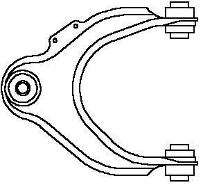Compre 51460S1AE01 Honda Braço oscilante superior esquerdo de suspensão dianteira
