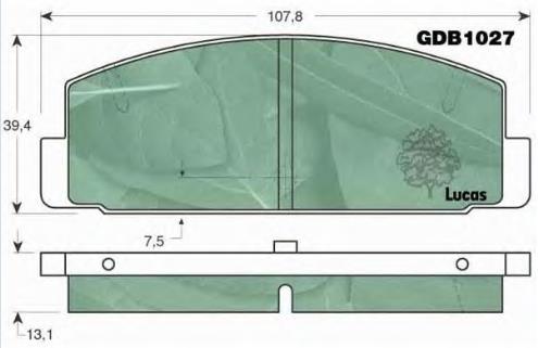 Sapatas do freio traseiras de disco Mazda GJYB2643ZA preço, a partir de 14,18 USD