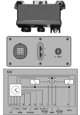 7700790579 Renault (RVI) Relê das velas de incandescência