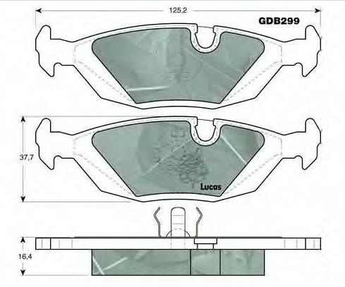 Sapatas do freio traseiras de disco BMW 34211158912 preço, a partir de 22,98 USD