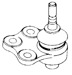 6Q0407366A VAG Suporte de esfera inferior direito
