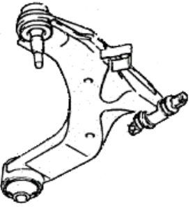 Braço oscilante inferior direito de suspensão dianteira Hyundai/Kia 545012D000 preço, a partir de 59,59 USD