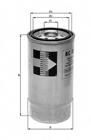 Filtro de combustível Mahle Original KC648D preço, a partir de 8,85 USD