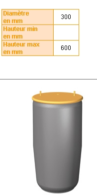 Coxim pneumático (suspensão de lâminas pneumática) do eixo 942MB Continental/Siemens