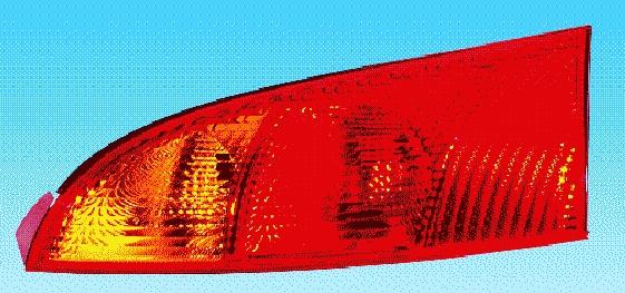 1076374 Ford Lanterna traseira esquerda