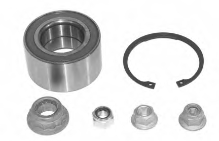 1J0498625 VAG Rolamento de cubo dianteiro