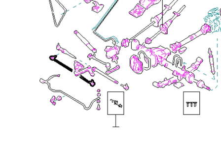 4868027J00 Nissan/Infiniti Tração de direção montada