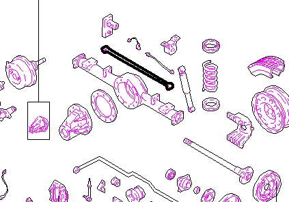 551300F500 Nissan/Infiniti Braço oscilante superior esquerdo/direito de suspensão traseira