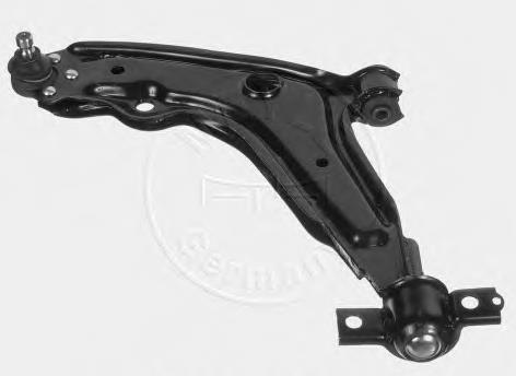 6U0407152A VAG Braço oscilante inferior direito de suspensão dianteira