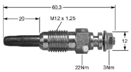 Compre 23642002 Febest Vela de incandescência
