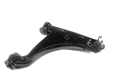 GJ8334300B Mazda Braço oscilante inferior direito de suspensão dianteira