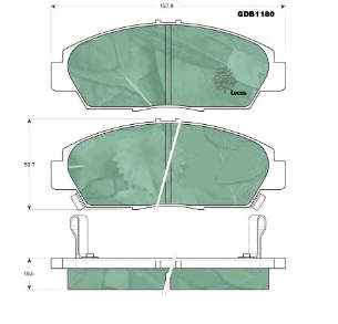 Compre ADH24227 Blue Print Sapatas do freio dianteiras de disco