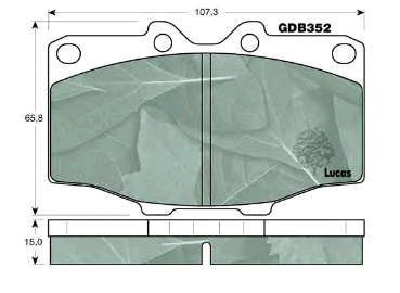 Compre PA236AF Japan Parts Sapatas do freio dianteiras de disco