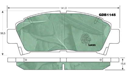 Sapatas do freio dianteiras de disco Toyota 044652B020 preço, a partir de 37,71 USD