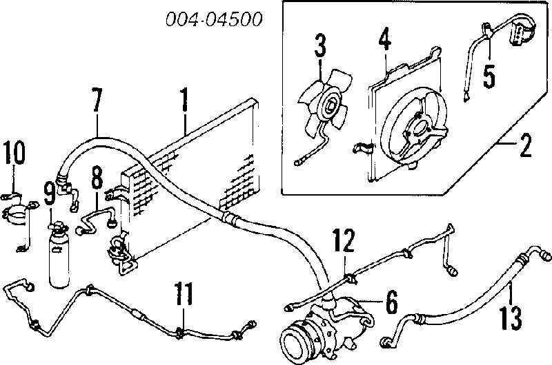 MB878243 Mitsubishi Rolo de reguladora de tensão da correia de transmissão