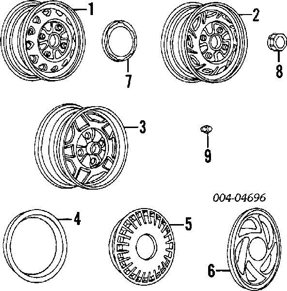 MB579495 Mitsubishi Coberta de disco de roda