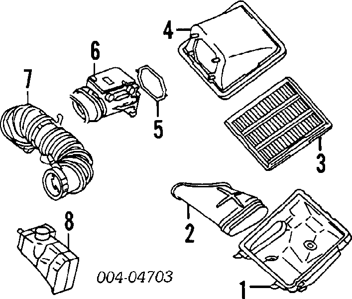 Compre MD183609 Mitsubishi Sensor de fluxo (consumo) de ar, medidor de consumo M.A.F. - (Mass Airflow)