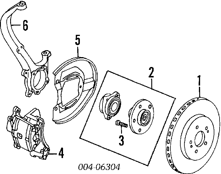 Compre MB584329 Chrysler Prego de roda traseiro/dianteiro