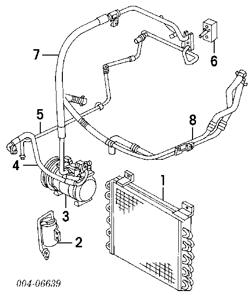 4677144AB Chrysler Compressor de aparelho de ar condicionado