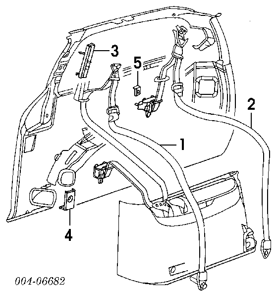 6101712 Chrysler Parafuso (porca) de fixação