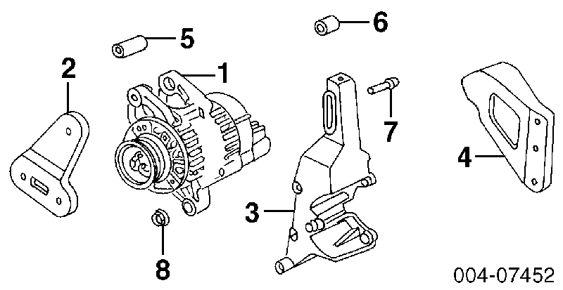 4609034 Chrysler Gerador