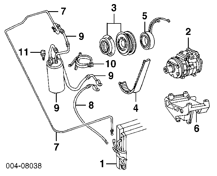 Compressor de aparelho de ar condicionado Chrysler R4758322AC preço, a partir de 23,40 USD