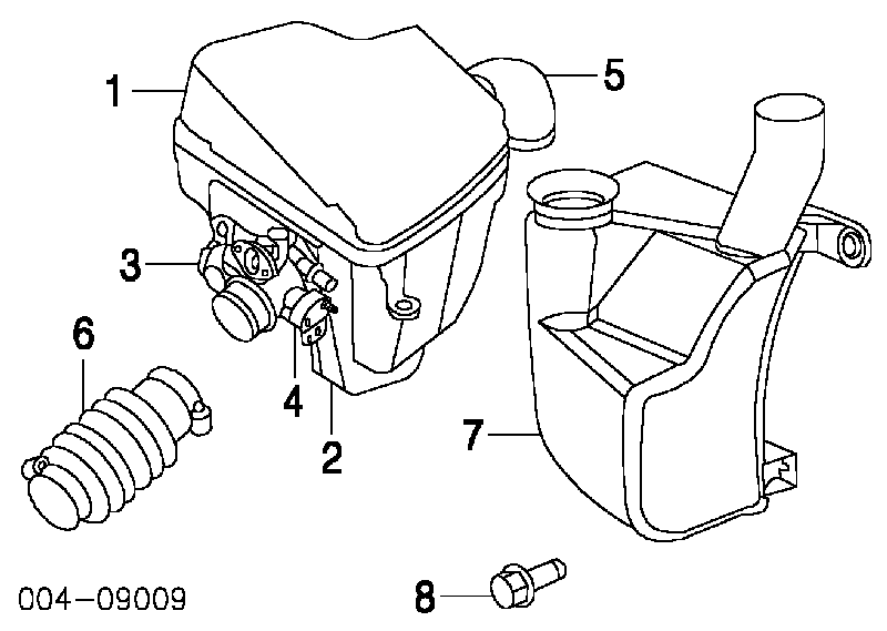 Sensor de posição da válvula de borboleta (potenciômetro) para Mitsubishi Eclipse I D22A, D27A