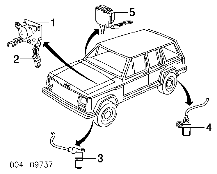 Unidade hidráulico de controlo ABS para BMW 3  E46