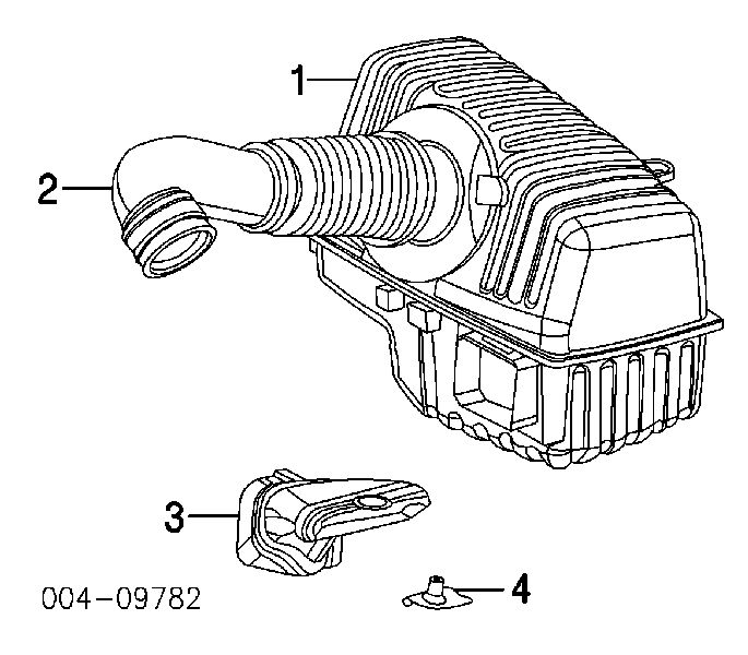 04606487AB Chrysler Sensor de temperatura da mistura de ar