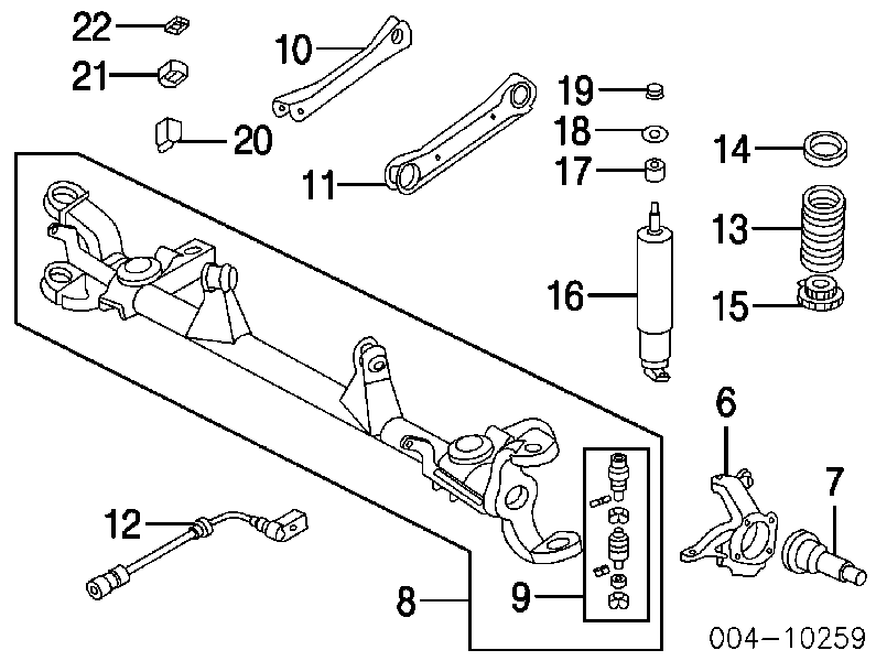 52088208AD Chrysler Braço oscilante superior esquerdo/direito de suspensão dianteira