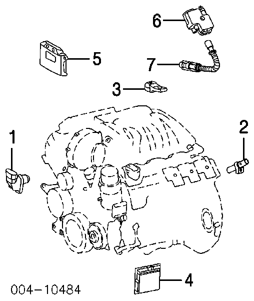 5080352AA Chrysler Sensor de posição (de revoluções) de cambota