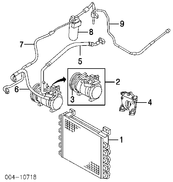 5066503AB Chrysler Tanque de recepção do secador de aparelho de ar condicionado