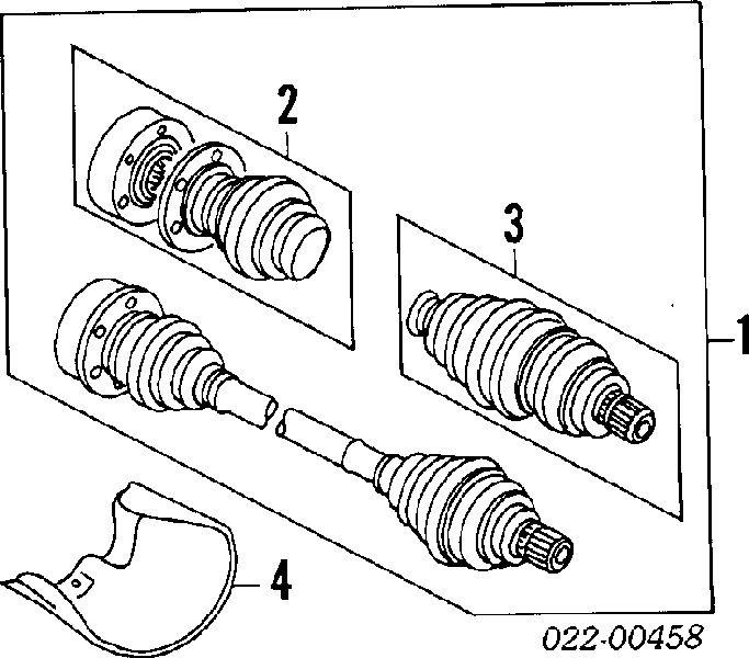 431498103C VAG Junta homocinética interna dianteira