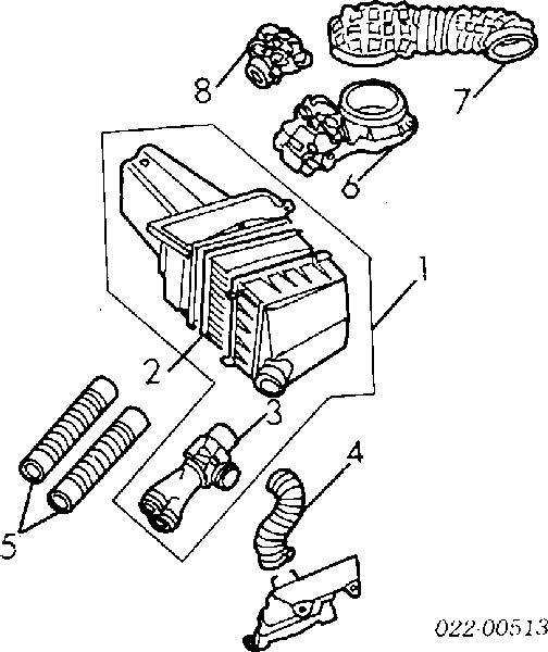 Sensor de fluxo (consumo) de ar, medidor de consumo M.A.F. - (Mass Airflow) Audi 100 preço, a partir de 177,61 USD